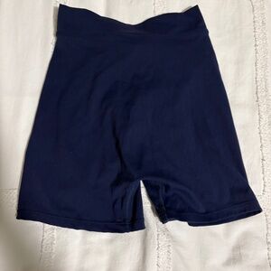 Amazon Scrunch Shorts — Navy — Size S